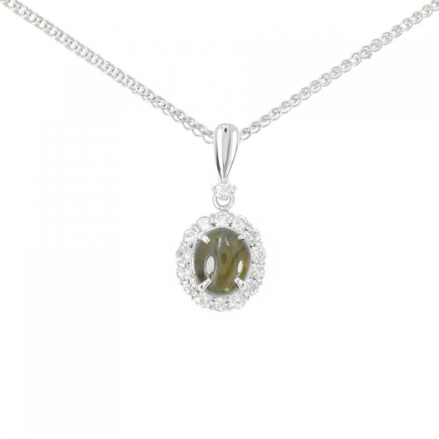 PT クリソベリルキャッツアイ ネックレス 1.55CT ファッション
