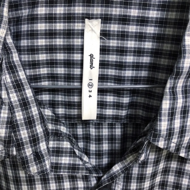 glamb(グラム)のglamb チェック柄　シャツ　7分袖 メンズのトップス(シャツ)の商品写真