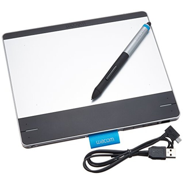 【中古】wacom Intuos Pen & Touch small Sサイズ CTH-480/S0 rdzdsi3 スマホ/家電/カメラのスマホ/家電/カメラ その他(その他)の商品写真