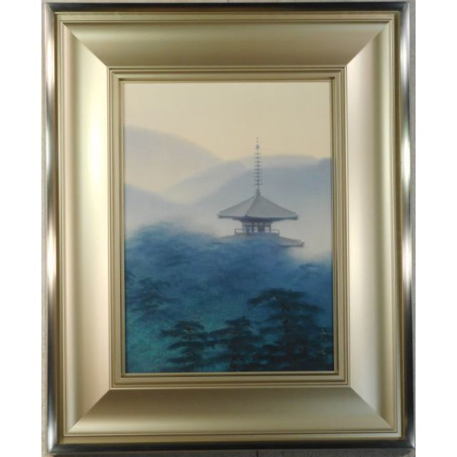定番の中古商品 池野史明 仁和寺松籟 絵画+タペストリー