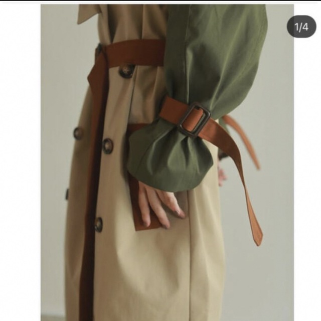 POCHER トレンチコート レディースのジャケット/アウター(トレンチコート)の商品写真