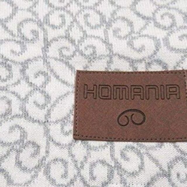 【新品】HOMANIA マルチカバー スローケット グレー 140×190cm