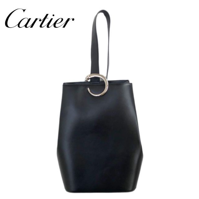 極美品 カルティエ Cartier ショルダー バッグ パンテール レザー約