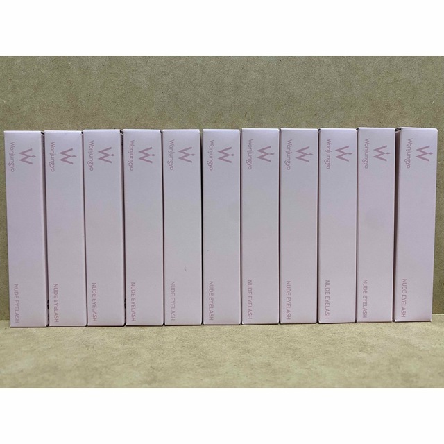11本セット♡01 シアーブラック ウォンジョンヨ ヌードアイラッシュ