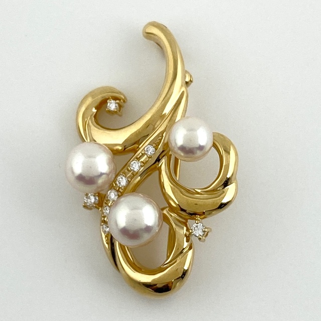 驚きの値段 TASAKI 【中古】 YG ペンダントトップ パール タサキ