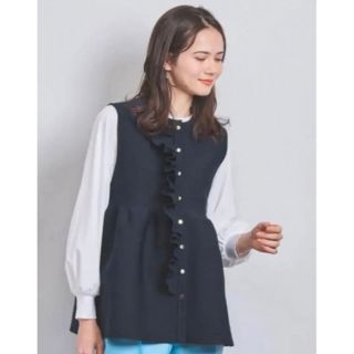 UNITED ARROWS - 新品タグ付!ユナイテッドアローズ Pフリルニット