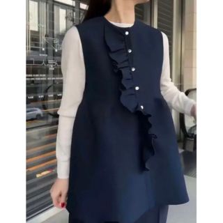 UNITED ARROWS - 新品タグ付!ユナイテッドアローズ Pフリルニット