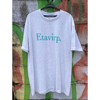 Etavirp Logo T-Shirt. (Ash × Aqua)の通販｜ラクマ
