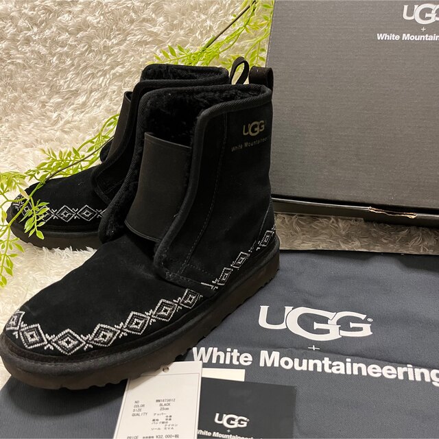 数量は多 ugg white white ファッション小物・ストライプストール