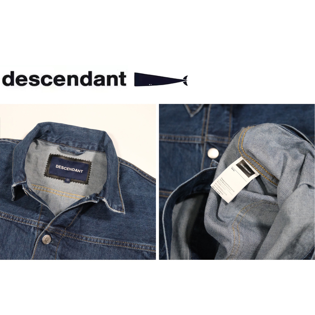 DESCENDANT ディセンダント デニム ジャケット Gジャン極美品 1番S