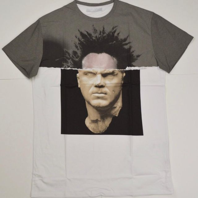 未使用 NEIL BARRETT ボンデットリヨセルコットンＴシャツ Lホワイト