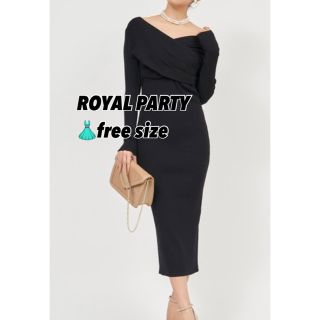 ロイヤルパーティー(ROYAL PARTY)のカシュクールタイトワンピース(ひざ丈ワンピース)