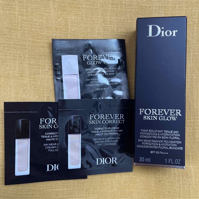 Dior スキンフォーエバーフルイドグロウ　1N リキッドファンデ