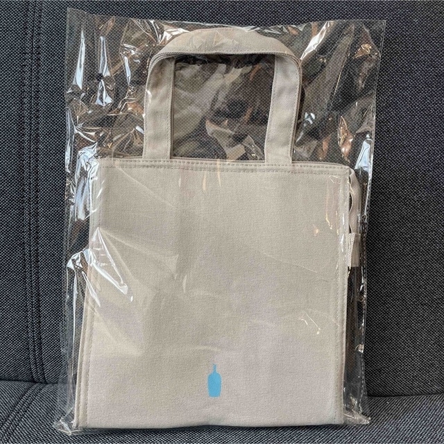 【新品未開封】ブルーボトルコーヒー コットンクーラーバッグ グレー レディースのバッグ(エコバッグ)の商品写真