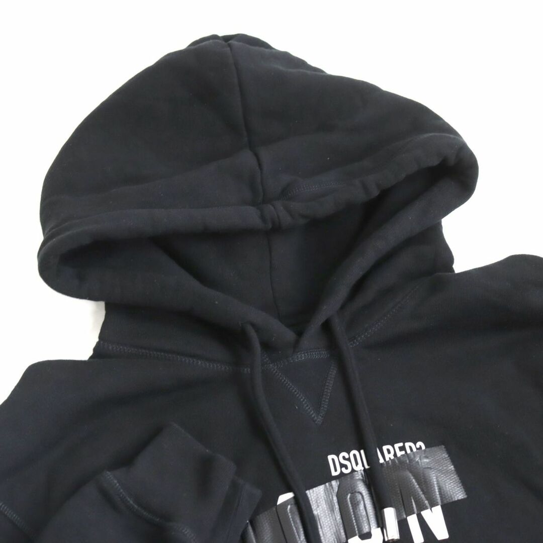 DSQUARED2 black hoodie バーカー　黒