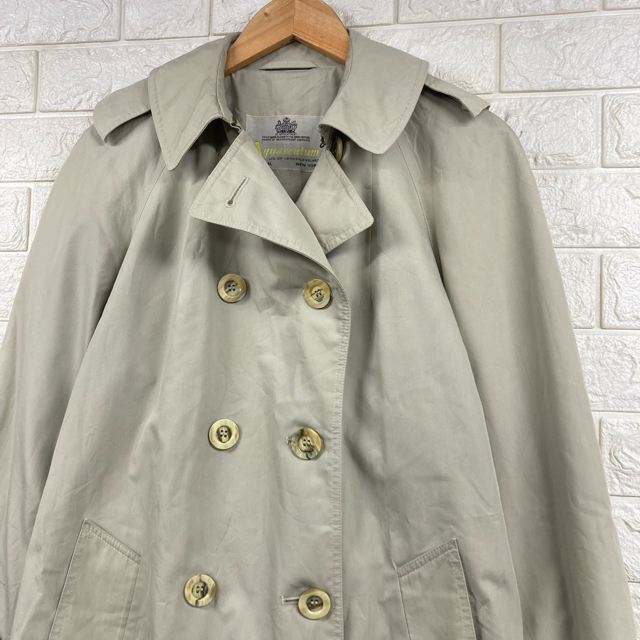 良品 AQUASCUTUM アクアスキュータム AQUA5 トレンチコート-