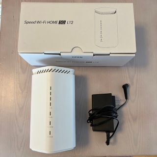 エーユー(au)のWiMAX Speed Wi-Fi HOME 5G L12 ホームルーター(その他)