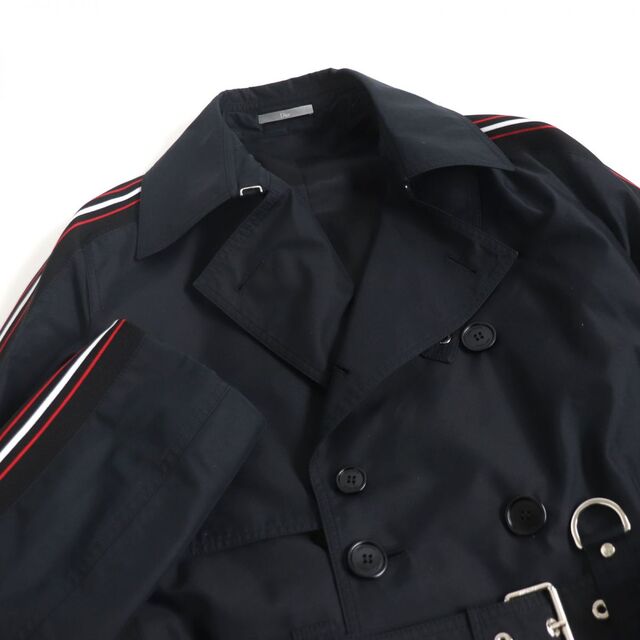 美品□Dior HOMME ディオールオム 763C348A3997 サイドライン ロゴ