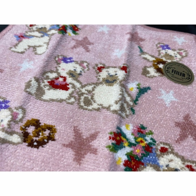 FEILER - 新品未使用 フェイラー ハンカチ ピンクくま の通販 by FEILER - 新品未使用 フェイラー ハンカチ ピンクくま の通販 by