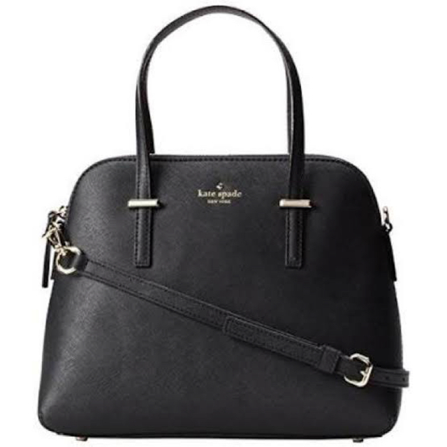 【値下げ中】KATE SPADE 2WAY バッグ　黒　トート　ショルダー