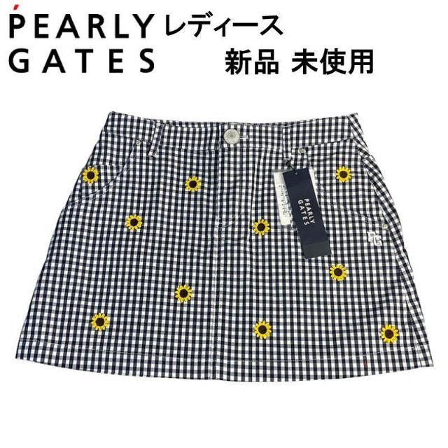 パーリーゲイツ　PEARLY GATES  チェック　スカート