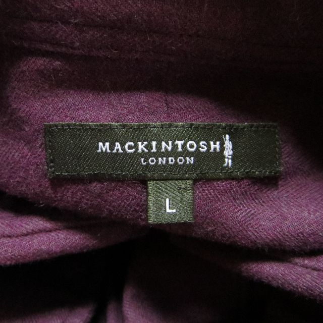 MACKINTOSH(マッキントッシュ)のマッキントッシュ ボタンダウンシャツ マルーン L 三陽商会 メンズのトップス(シャツ)の商品写真