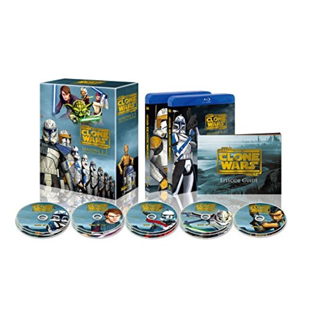 スター・ウォーズ:クローン・ウォーズ シーズン1-5 コンプリート・セッ ト(14枚組) [Blu-ray] w17b8b5