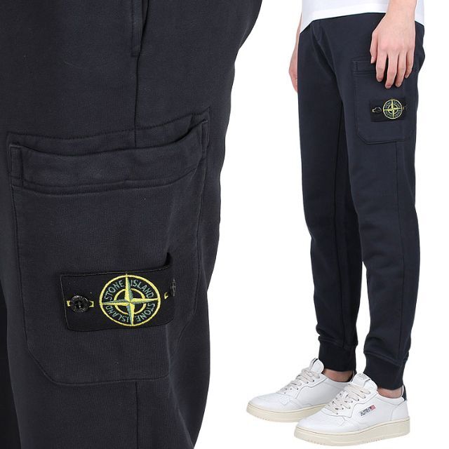 STONE ISLAND - 6 STONE ISLAND ネイビー スウェットパンツ size Mの