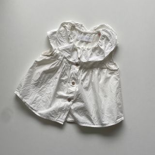 ザラキッズ(ZARA KIDS)の【ZARA KIDS】80cm ブラウス(シャツ/カットソー)