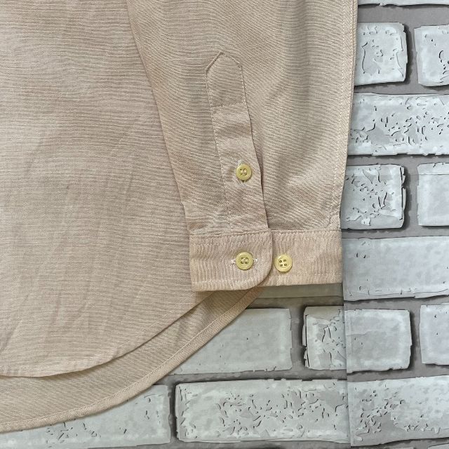 ナイツオブラウンドテーブル 美品 長袖シャツ ライトピンク 刺繍入 レディースM レディースのトップス(シャツ/ブラウス(長袖/七分))の商品写真