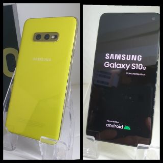 サムスン(SAMSUNG)のGalaxy S10e Canary Yellow Dual Sim 美品(スマートフォン本体)