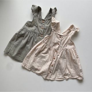 エイチアンドエム(H&M)の【H&M baby】68cm ワンピース2枚セット(ワンピース)