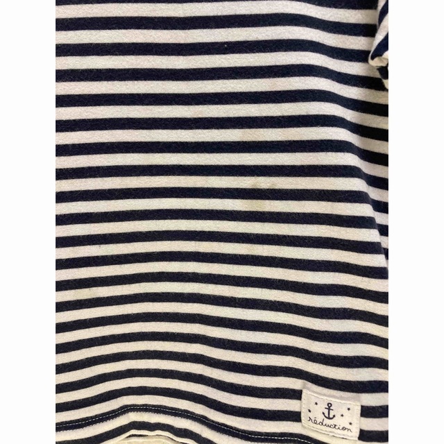 BeBe(ベベ)のべべ　ボーダーTシャツ　80cm キッズ/ベビー/マタニティのベビー服(~85cm)(Ｔシャツ)の商品写真