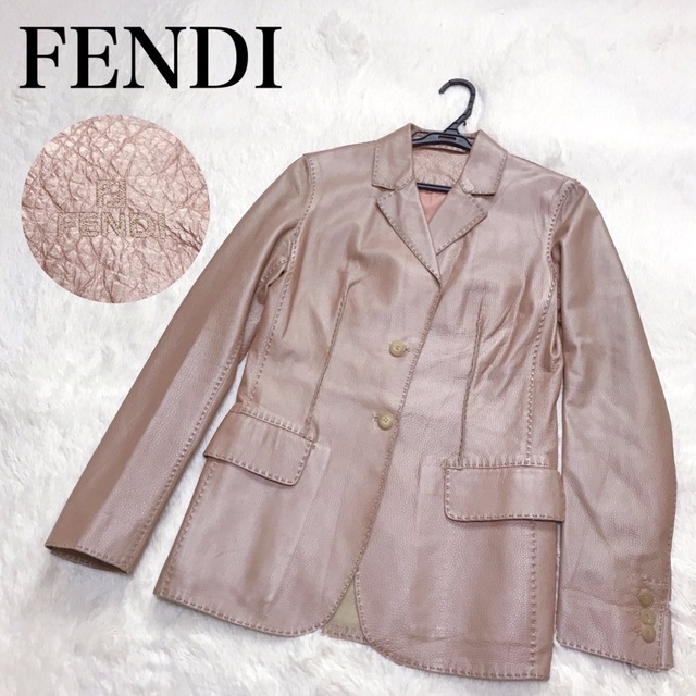 激レア 定価30万超 FENDI ヴィンテージ レザージャケット ピンク | フリマアプリ ラクマ 激レア 定価30万超 FENDI ヴィンテージ レザージャケット ピンク | フリマアプリ ラクマ