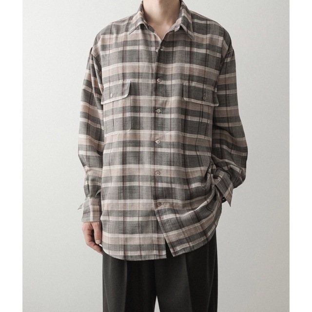 INTÉRIM 22AW HYPER BIG CHECK SHIRT | www.jarussi.com.br