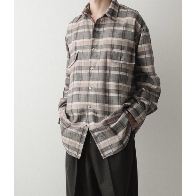 INTÉRIM 22AW HYPER BIG CHECK SHIRT | www.jarussi.com.br