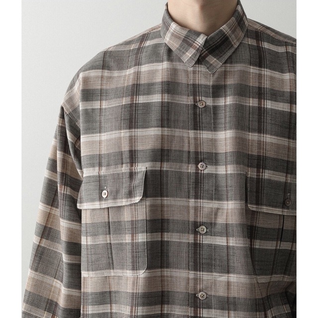 INTÉRIM 22AW HYPER BIG CHECK SHIRT | www.jarussi.com.br