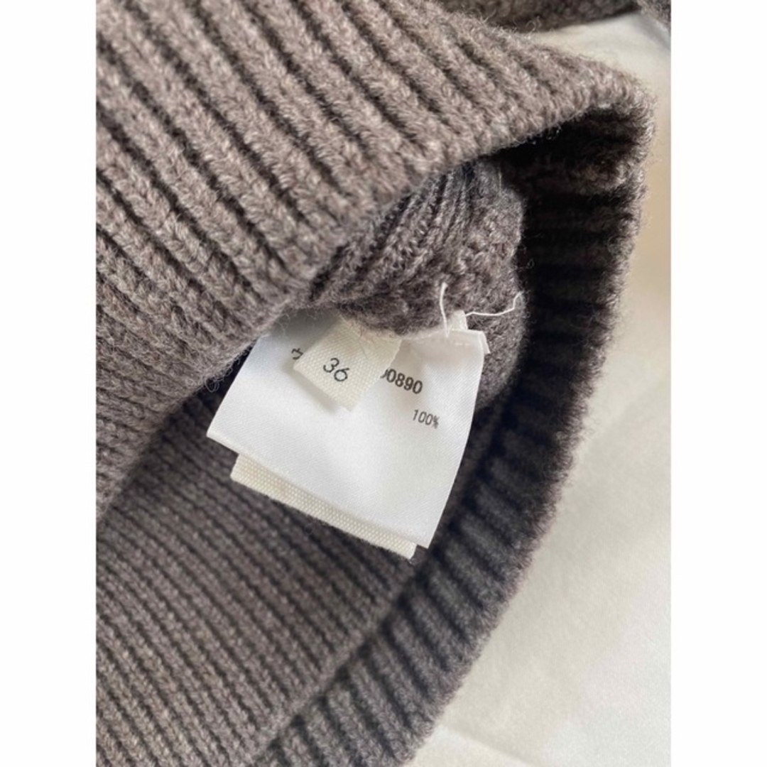 JACQUEMUS ジップアップ ニット 36 ブラウン | tradexautomotive.com
