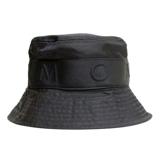 778ネイビーM3 MONCLER ネイビー ロゴ バケットハット 男女兼用 size M