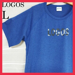 ロゴス(LOGOS)のLOGOS ロゴス L アウトドア Tシャツ tシャツ ユニセックス キャンプ(Tシャツ/カットソー(半袖/袖なし))