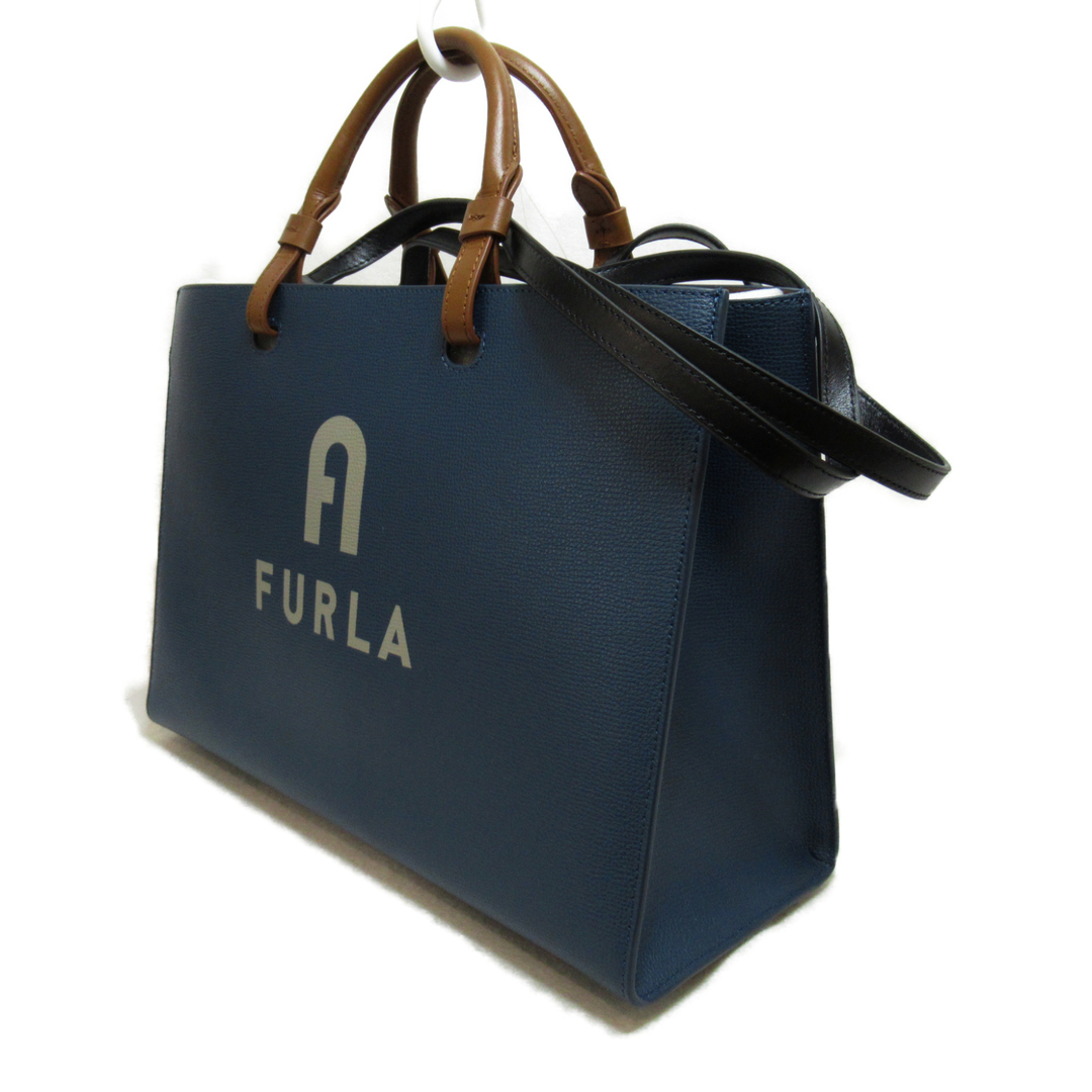 Furla - フルラ ヴァーシティ スタイル トート ショルダーバッグ