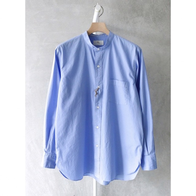 21ss HERILL Suvin Stand Collar Shirt 2 【超目玉】 www.cecile-roger.com