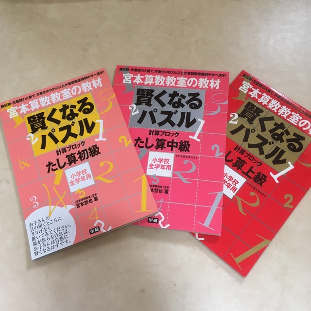 賢くなるパズル : たし算初級、中級、上級 エンタメ/ホビーの本(語学/参考書)の商品写真