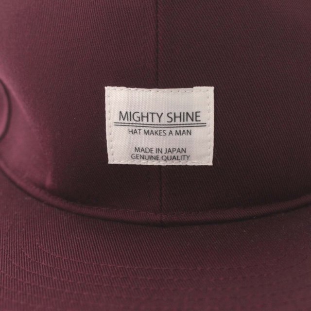 マイティシャイン MIGHTY SHINE キャップ 野球帽 帽子 F ボルドー マイティシャイン MIGHTY SHINE キャップ 野球帽 帽子 F ボルドー