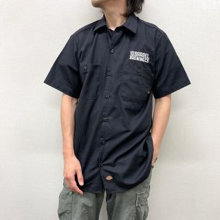 ディッキーズ Dickies 半袖 ワークシャツ USA製 メンズXL /eaa348060