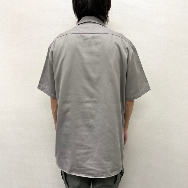 Dickies - US古着 ディッキーズ Dickies ワークシャツ 半袖 NEENAH