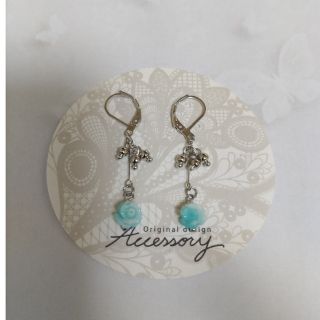 ハンドメイド♡フックピアス(ピアス)