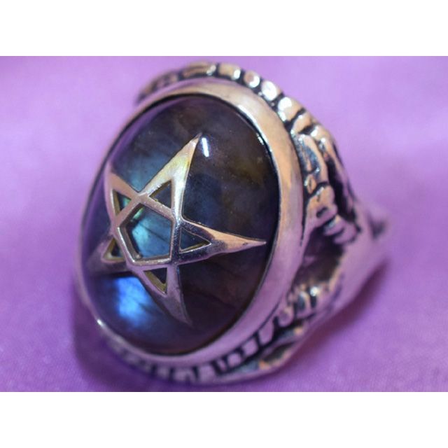 ALEX STREETER Angel Heart Ring SP Stone