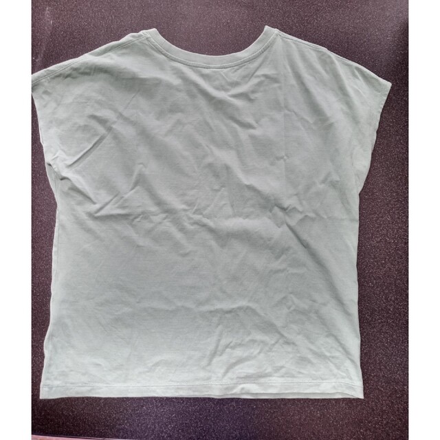 UNIQLO(ユニクロ)のユニクロ　カットソー　M レディースのトップス(シャツ/ブラウス(半袖/袖なし))の商品写真