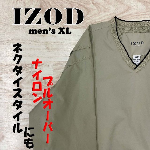 【IZOD】 プルオーバー ベージュ XL メンズのジャケット/アウター(その他)の商品写真